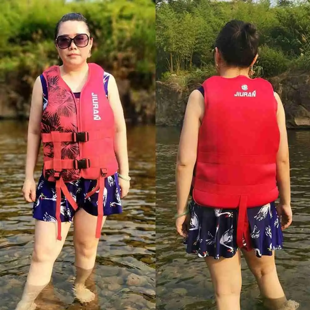 

Уличный рафтинг, неопреновый жилет для взрослых, для плавания, водного плавания, лодки, спортивный жилет для серфинга, спасательный жилет, б...