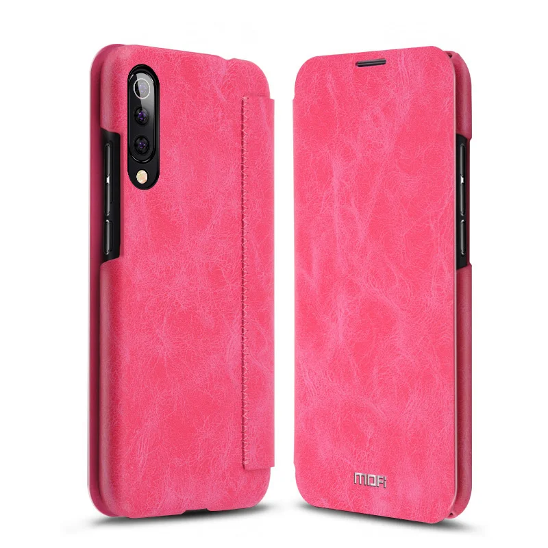 Для Xiaomi Mi9 флип-чехол Mofi Book Cover для Xiaomi Mi9 чехол из искусственной кожи полный чехол для Xiaomi Mi9 прозрачный Чехол кошелек карта