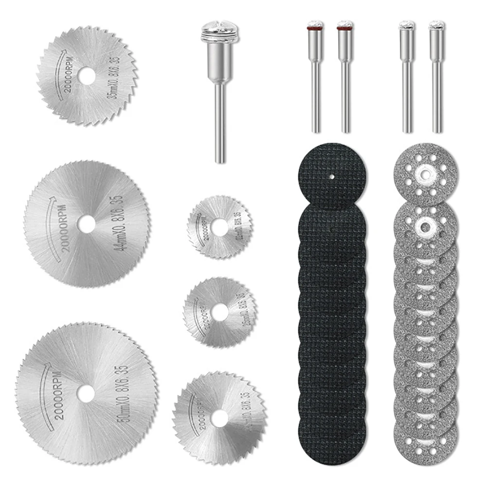 31 шт. алмазные режущие диски лезвие для циркулярной пилы из быстрорежущей стали