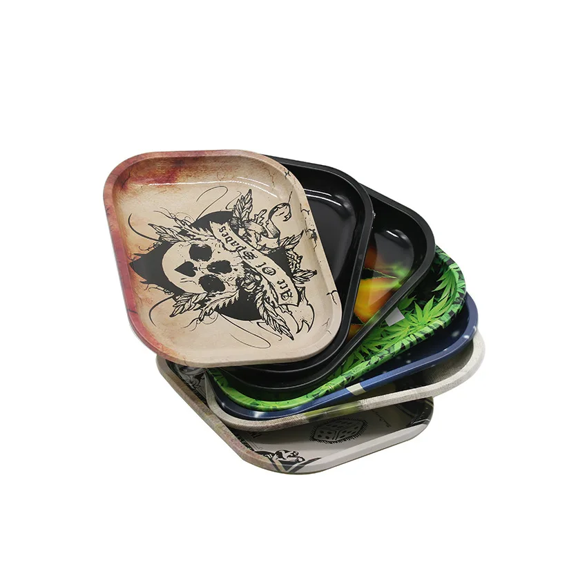 1 шт. Квадратная тарелка для хранения табака прокатки лоток пластин диски курения