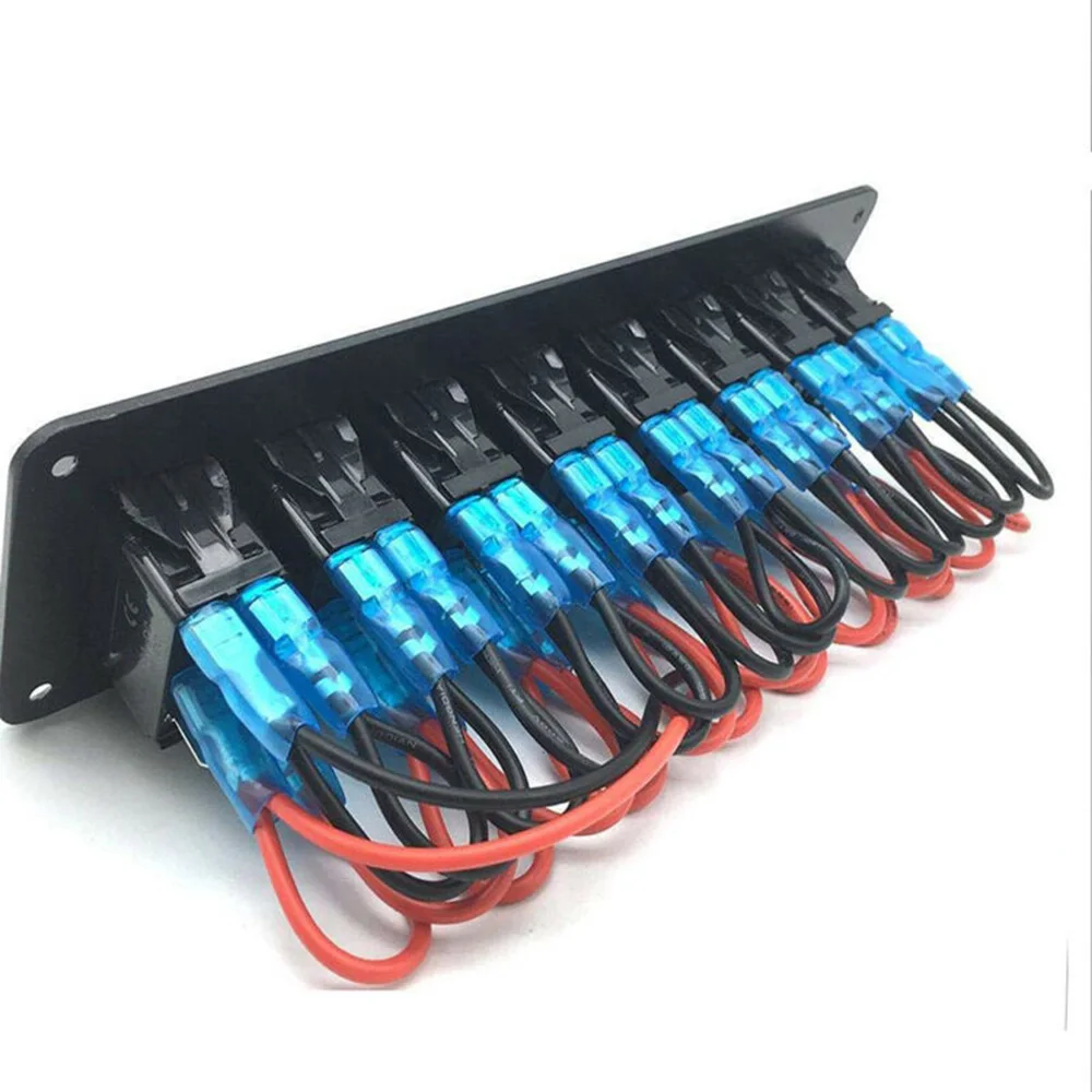 Индикатор кулисный переключатель панель морской лодки 8 Gang водонепроницаемый