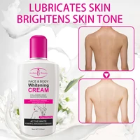 collagen milk bleaching face body cream leg knees skin whitening moisturizing smoothing body lotion skin lightening cream 120ml