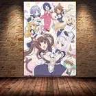 Японское аниме некопара сексуальная милая картина для косплея на холсте постеры и принты настенные картины для детской комнаты домашний Декор без рамки