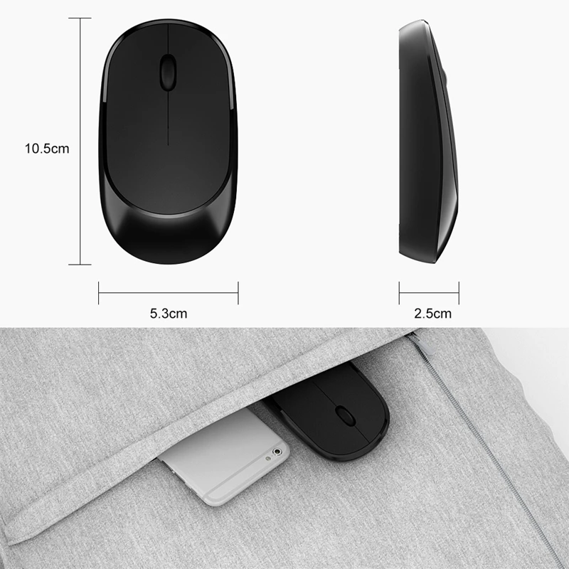 2 4G Беспроводная мини цифровая клавиатура с usb-номером Коврик мышь для ноутбука ПК