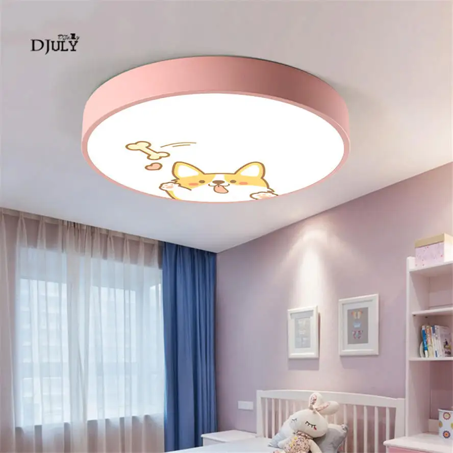 Conduziu a Lâmpada do Teto para o Quarto das Crianças Sala de Estar Luminárias dos Desenhos Nórdico Gatinho Girafa Acrílico Bonito Meninas Animados Luminária