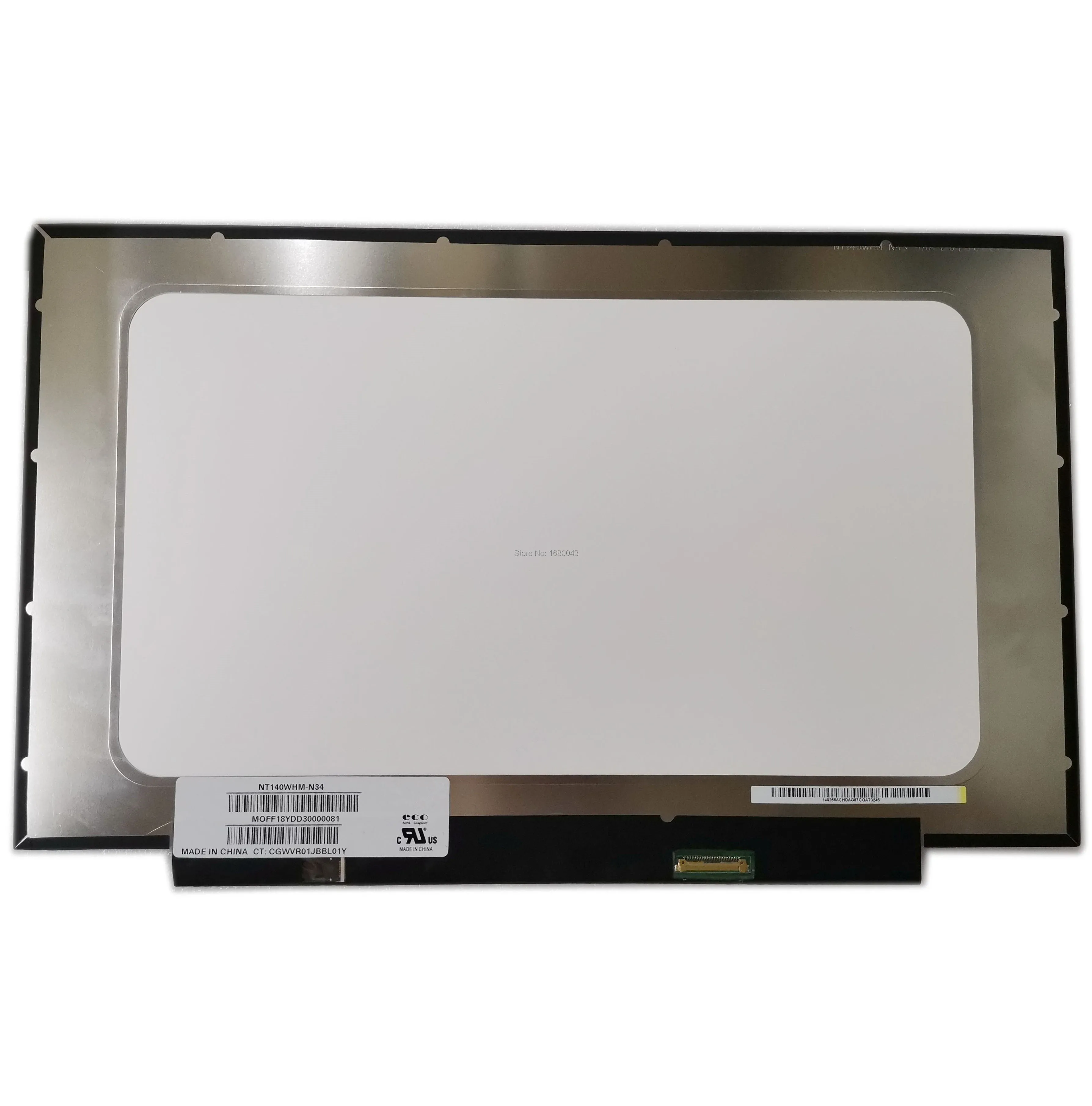 NT140WHM-N34 fit NT140WHM-N44 N140BGA-EA4 REV.C1 NT140WHM-N31 14 &quotHD ЖК-дисплей без отверстий для винтов |