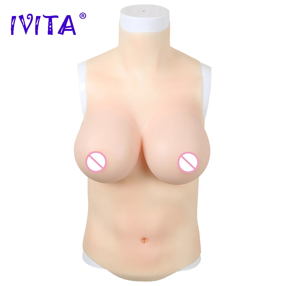 Реалистичная искусственная силиконовая грудь IVITA поддельные груди мода для