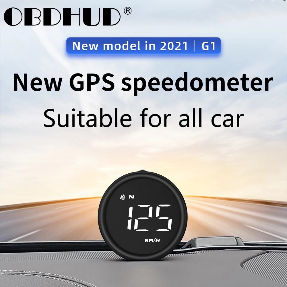 Универсальный автомобильный прибор для измерения скорости HUD GPS цифровой с