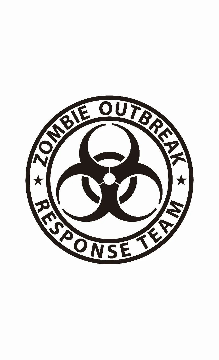 

90x150cm zombie outbreak response team flag