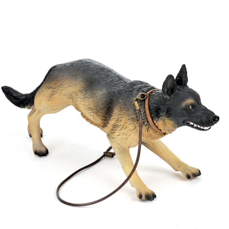 

1/6 Scale Animal Figures Police Dog Action Figure Scene Military Soldiers German Shepherd Model Toys gift collection