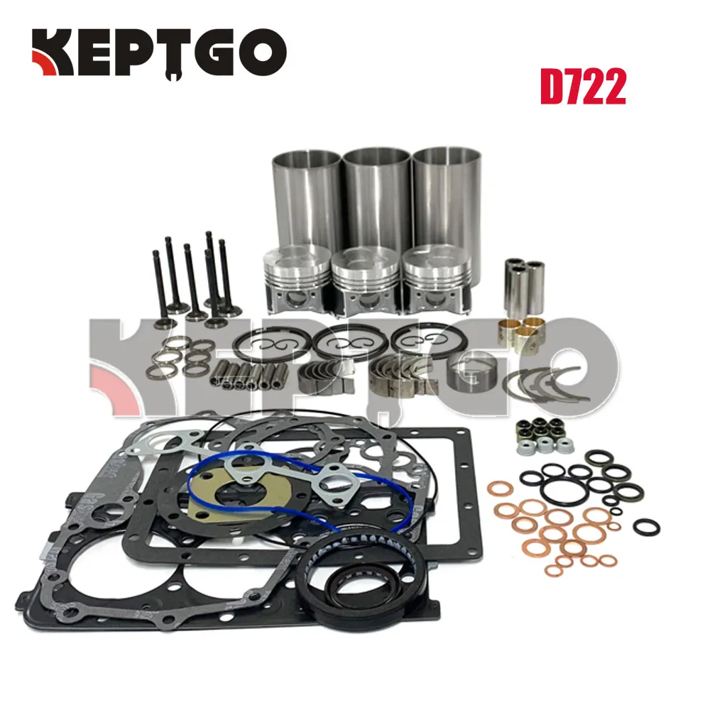 Новый Ремонтный комплект D722 STD для двигателя Kubota | Строительство и ремонт
