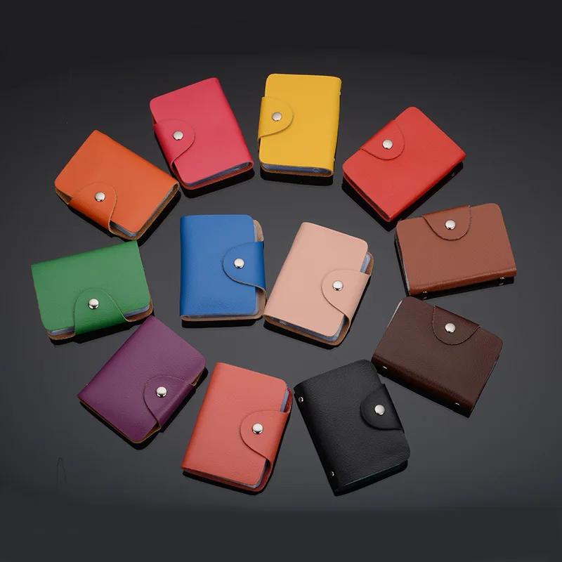 

Wholesale Custom Leather Card Holder Ladies Leather Small Card Holder Male Bank Card Holder Credit Card Holder Card Holder Bag