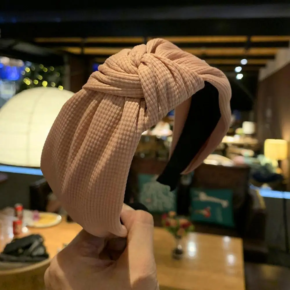 Флуоресцентная Женская повязка на голову модный ободок однотонный милый