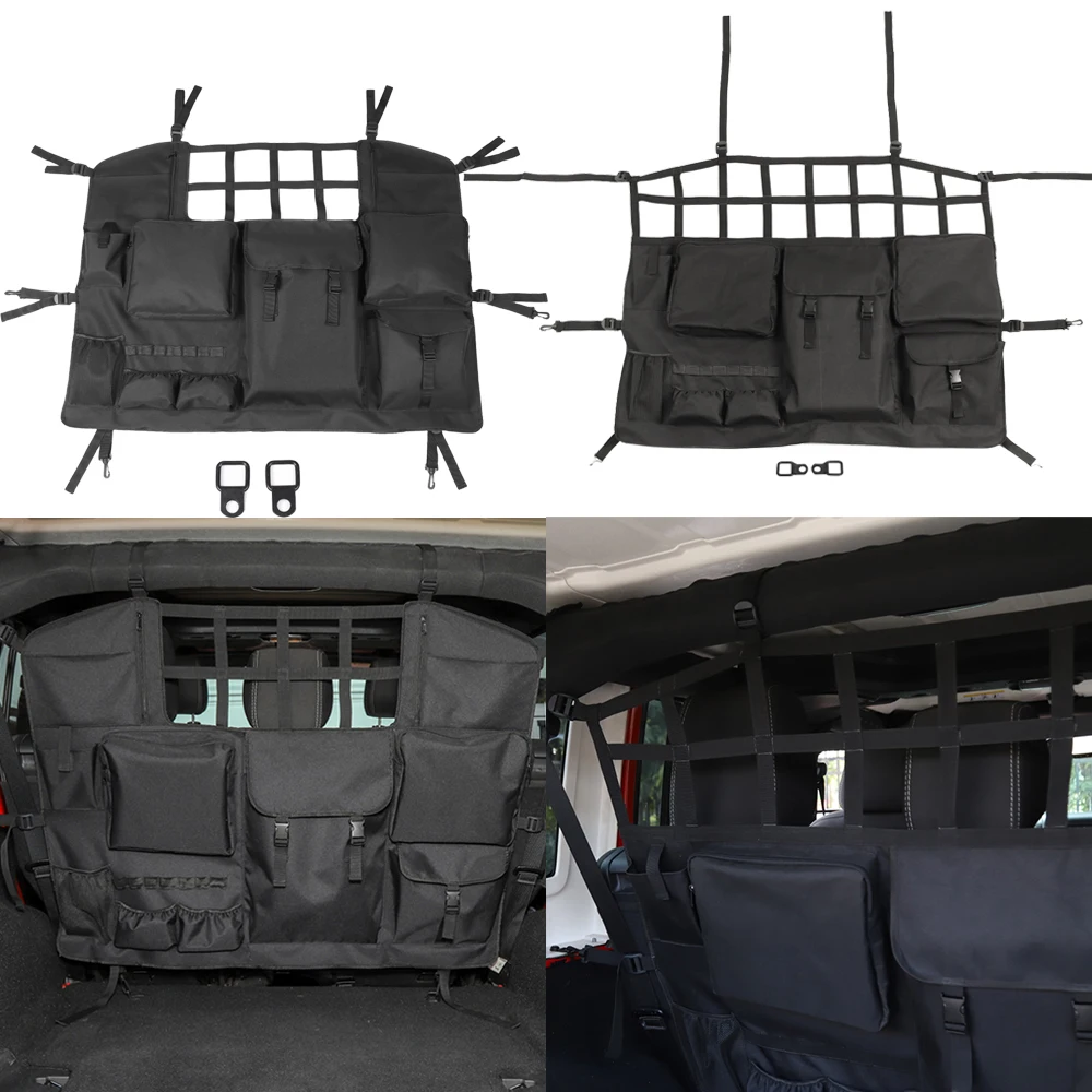 Задний багажник Грузовой сумка для хранения Организатор Сетка Jeep Wrangler JK JL 2007-2019