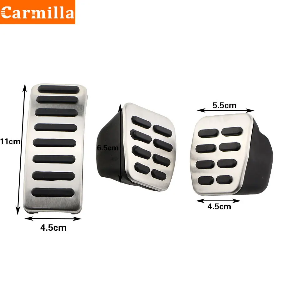 Нержавеющая сталь автомобиля педаль автомобильные педали для VW Bora Jetta Mk4 GTI GLI 1 8