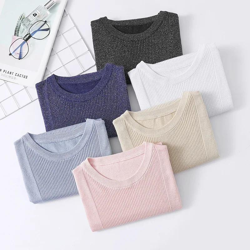 Женский трикотажный свитер яркий свободный джемпер без рукавов на осень/зиму