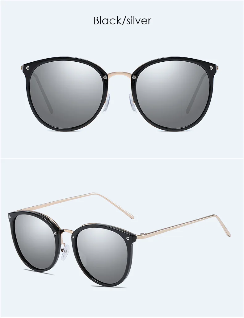 Classic italy design womens sunglasses plastic frame metal temples fashion polarised sun glasses for woman oculos feminino