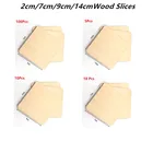 100 шт.10 шт.5 шт деревянная заготовка доска изготовления квадратных заготовок из дерева штук теги сделай сам Ремесло пирография проекта игры Украшение для скрапбукинга 14972 см