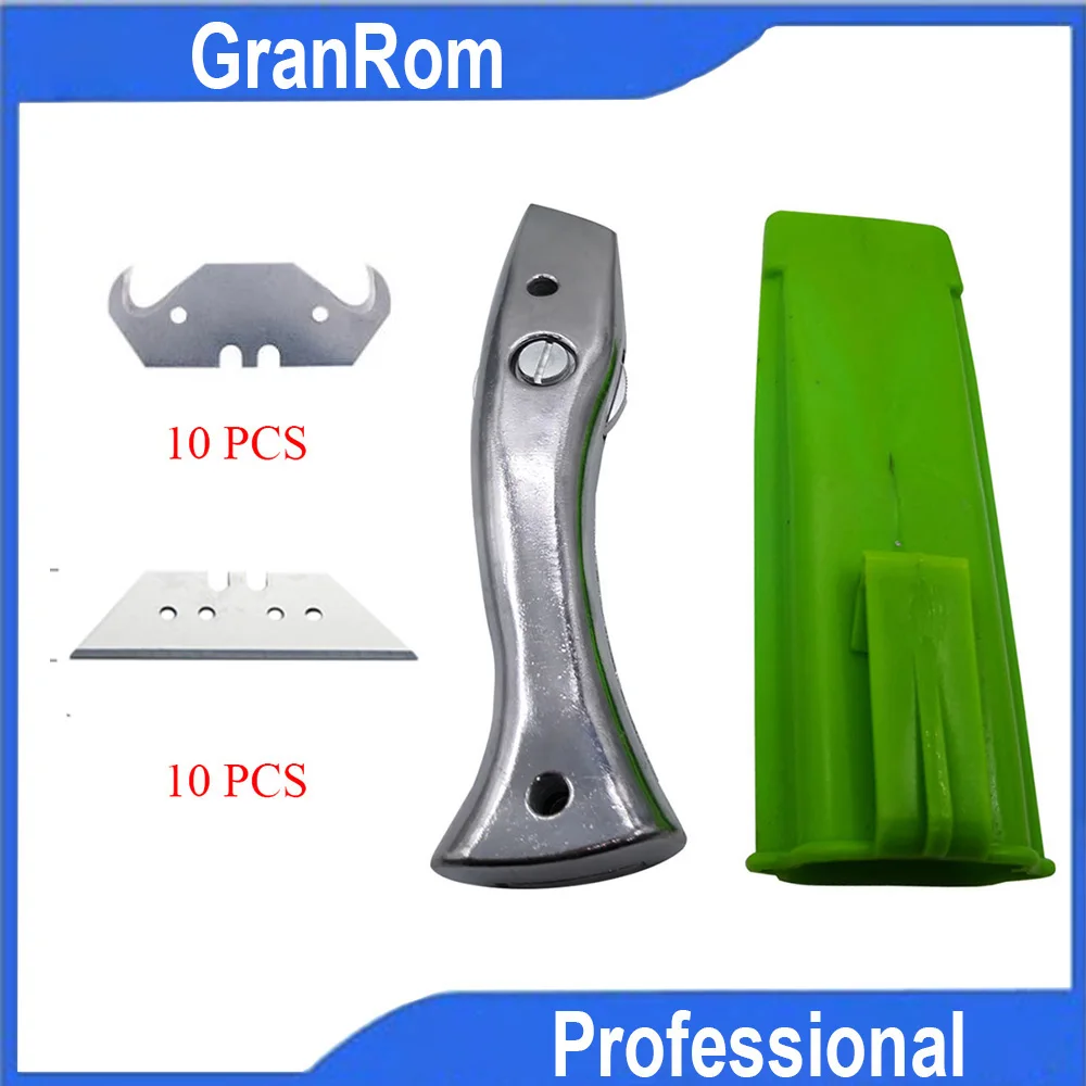 

Профессиональный кровельный ковровый нож, акулий нож с компактной Кобурой, виниловый напольный нож с 20 прямыми лезвиями, крючки