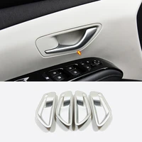 abs matte car inner door bowl protector frame cover trim sticker car styling for hyundai tucson 2021 2022 accessories 4pcs