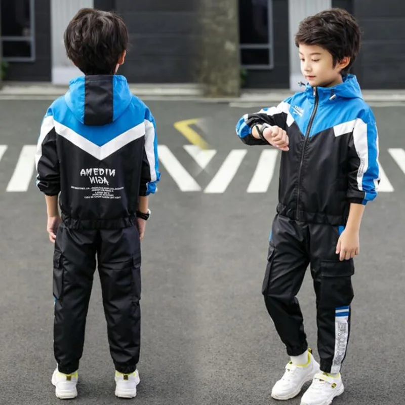 2019 комплект спортивной одежды для мальчиков детские костюмы школьные с