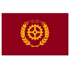 Флаг коммунистической Римской империи 100D полиэстер 3x5 футов 90x150 см Флаг с двумя латунными кольцами