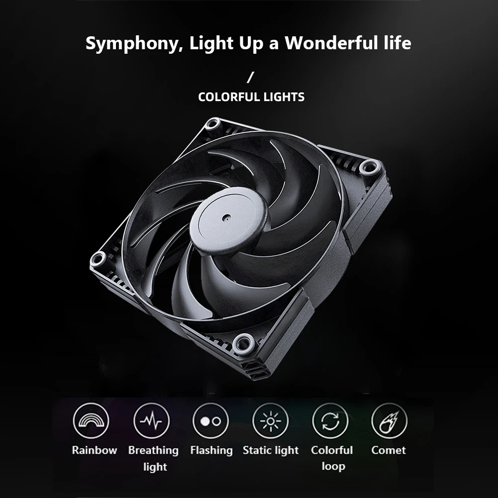 

NEW PHANTEKS 120/140mm PC Case Fan 4-Pin PWM Cooling Fan Silent with Hydraulic Bearing for Radiator CPU Cooler Computer Case