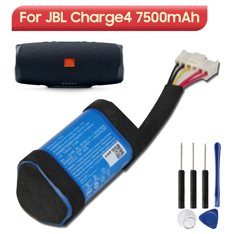 

Original Replacement Battery ID998 IY068 For JBL Charge 4 Charge4 SUN-INTE-118 Portable Bluetooth Speakers Batteries 7500mAh
