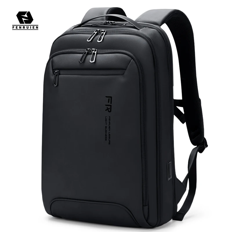 Fenruien Brand 17 Inch Laptop Backpack Men USB Charging Travel ...