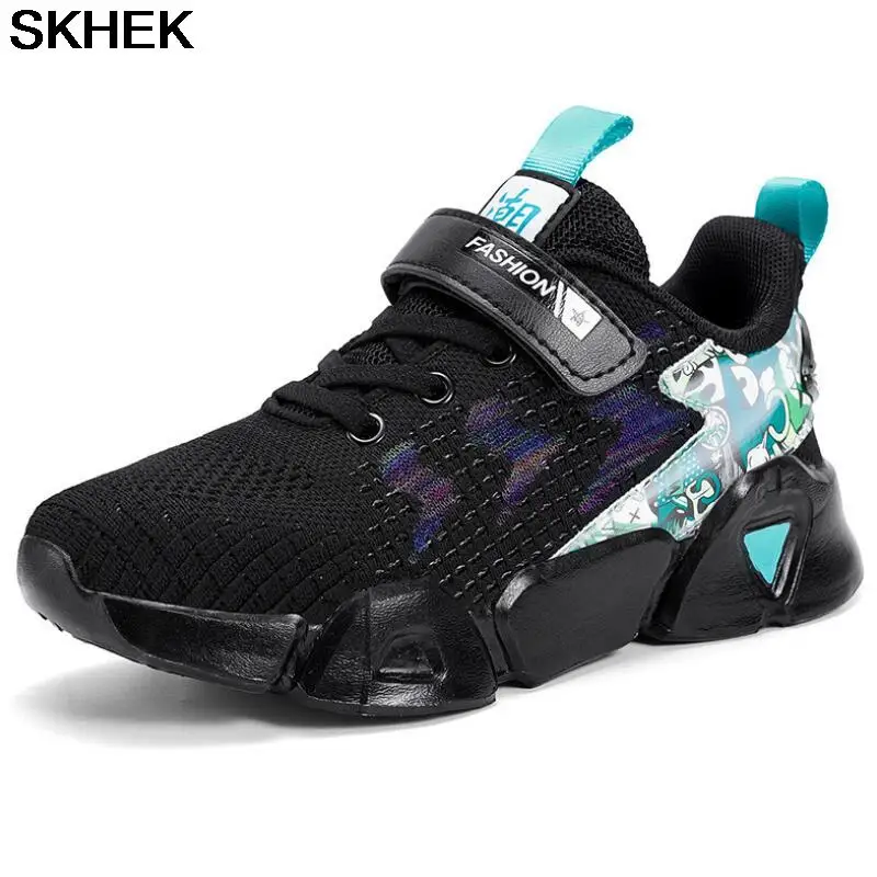 

SKHEK Kid Running Sneakers Children Sport Shoes Tenis Infantil Boy Basket Footwear Lightweight Breathable Girl Chaussure Enfant