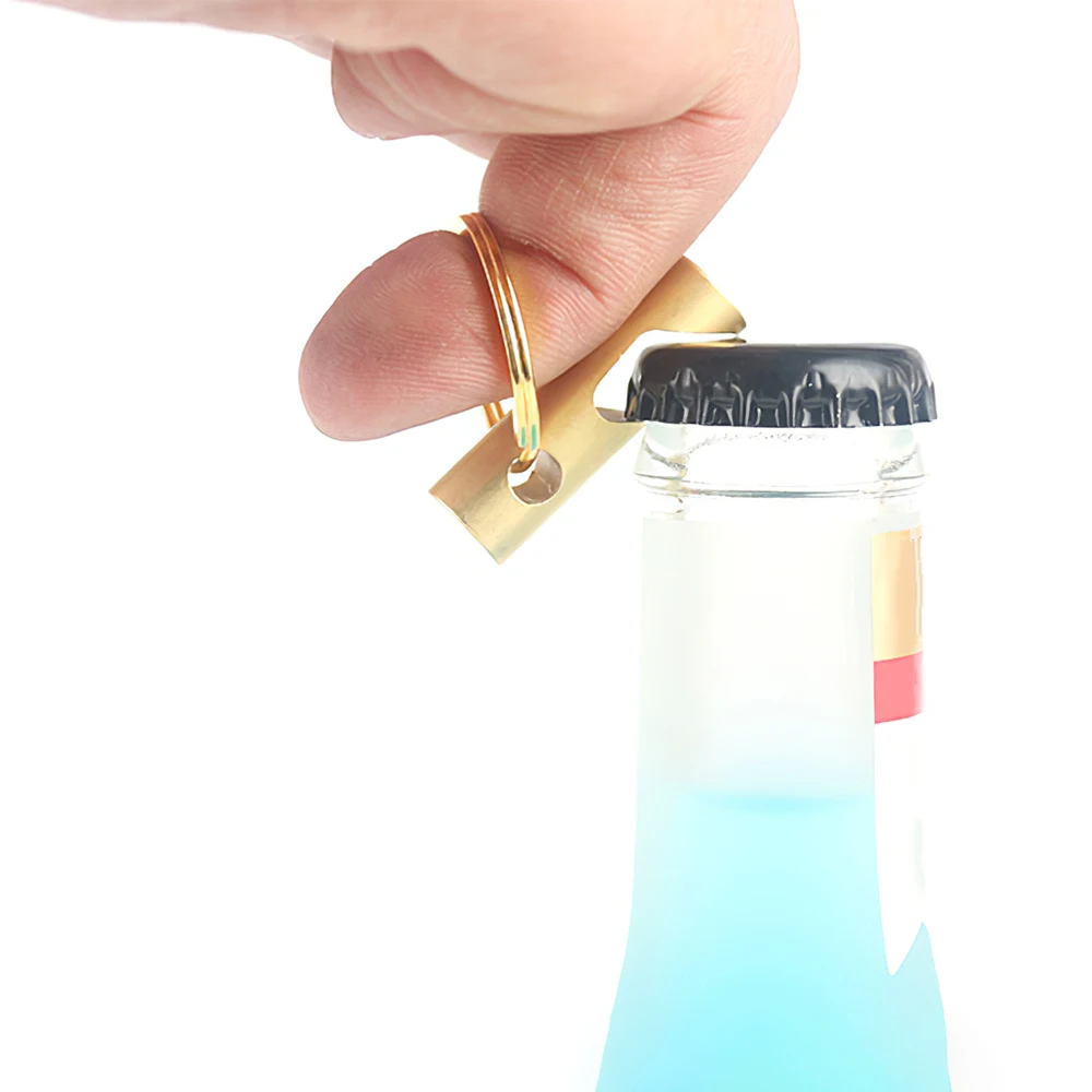 

Открывалка для бутылок с пивом, мини брелок, кольцо для ключей, маленький инструмент, стальной брелок для кемпинга, горячие аксессуары для п...