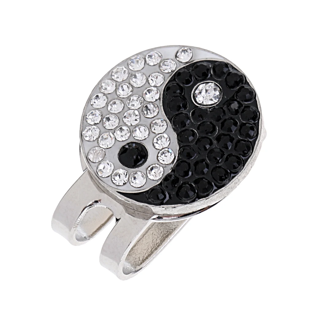 Магнитная шляпа prettyia Yin Yang зажим для козырька маркер мяча гольфа клубный заказ |