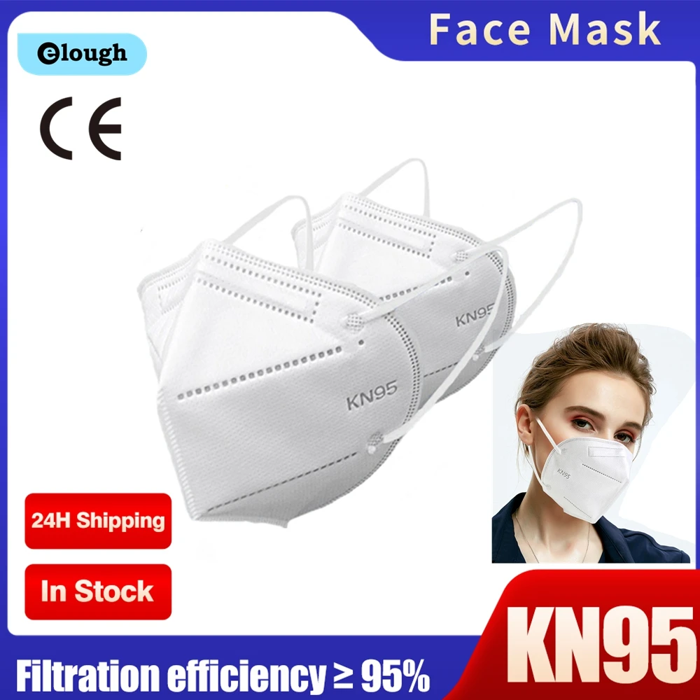 

10-200pcs Mascherine FFP2 CE KN95 Mascarillas FPP2 Approved Hygienic Respiratory Masque 5 Layers Filter Mascherina FFPP2