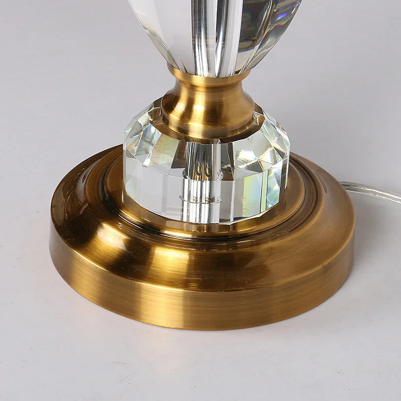 Современная хрустальная лампа освещение прикроватная для спальни роскошная