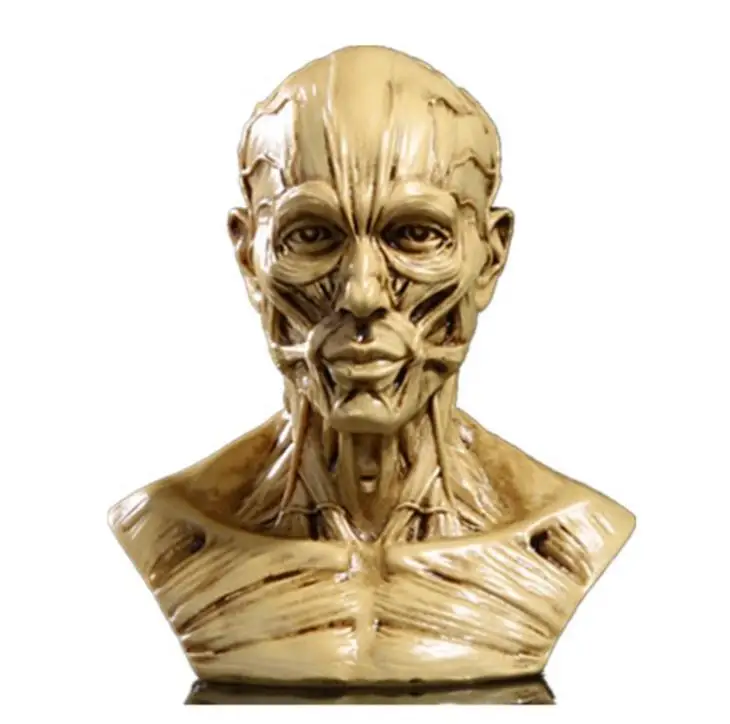 Креативная художественная резьба статуя ужас Череп украшение на Хэллоуин каучук