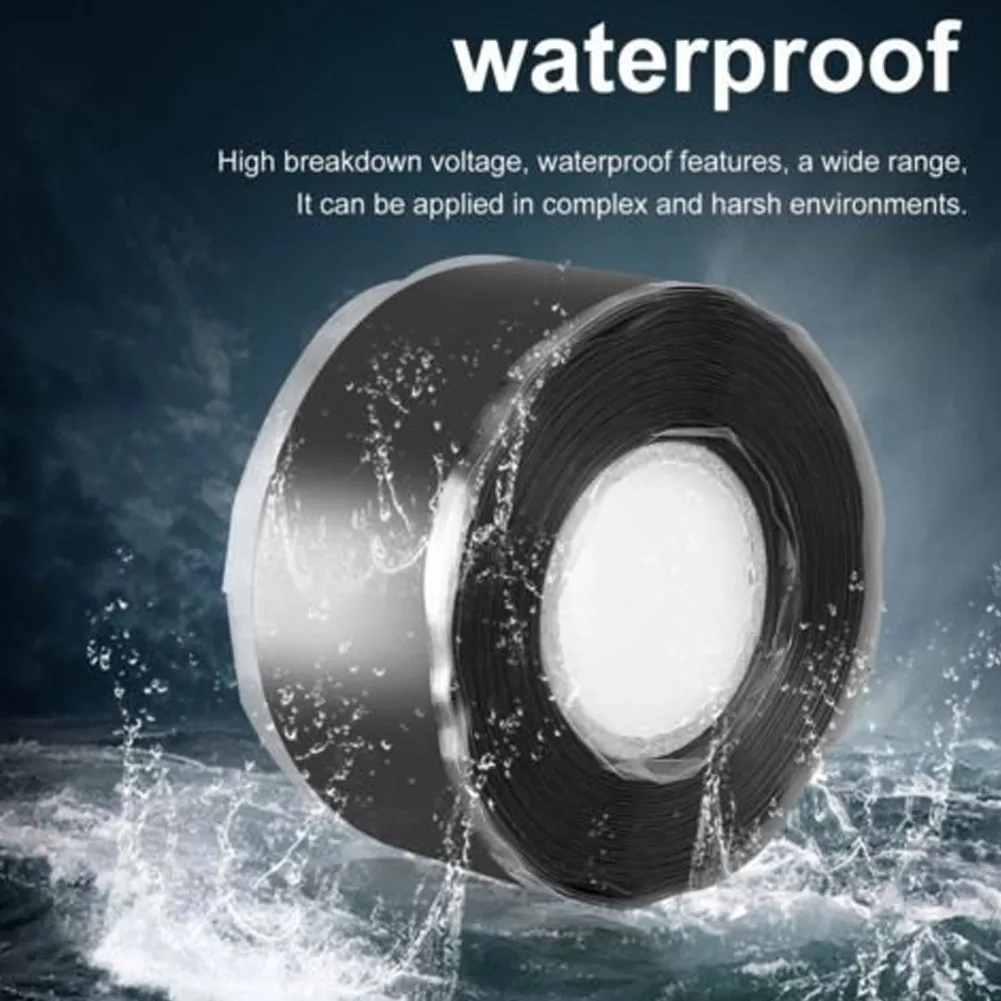 Самоклеящаяся лента высокой вязкости самофлюсная силиконовая для ремонта труб