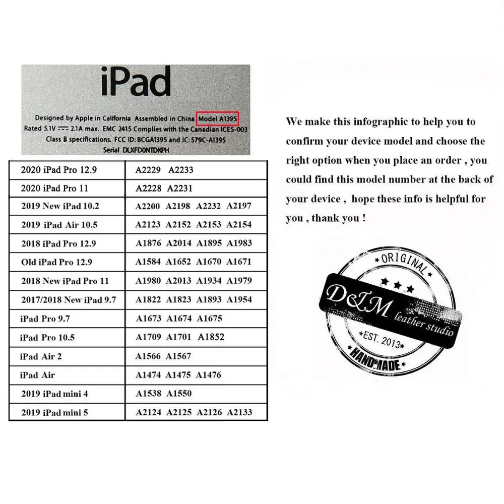 Чехол подставка из потертой кожи для нового iPad 9 7/iPad Pro 7 10 5 с держателем