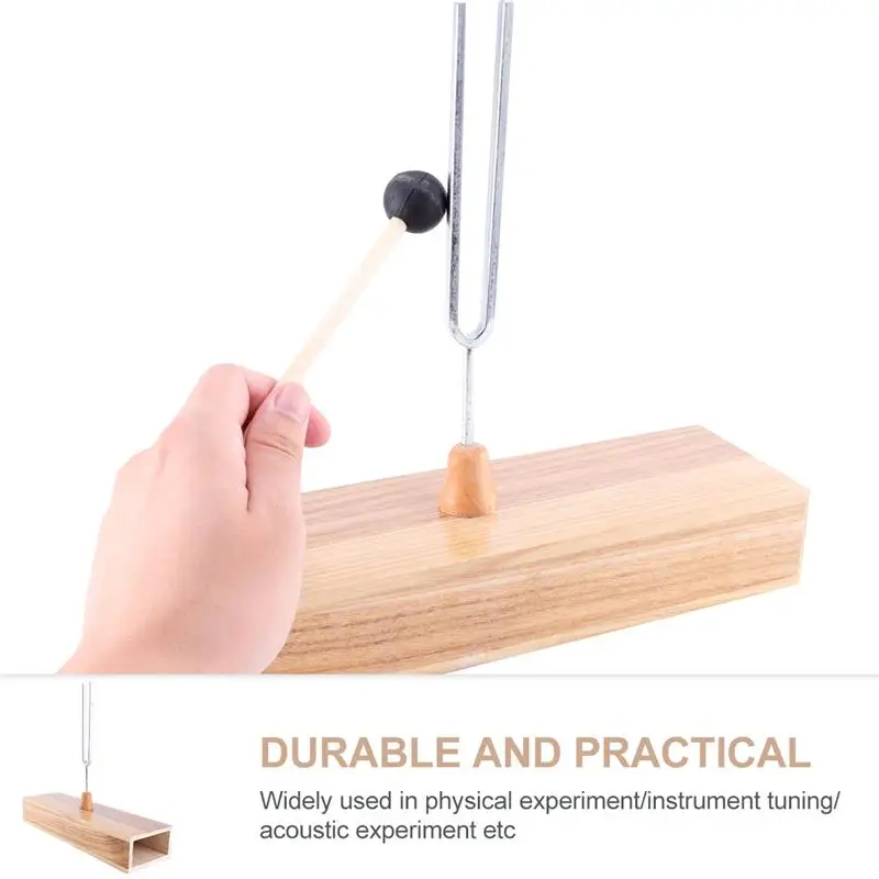 1 шт. вилка для настройки 256 Гц с деревянным держателем инструмент-тюнер акустика