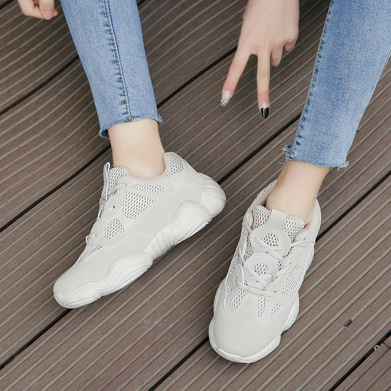 Fashion Women Shoes Sneakers Women's Ulzzang Student Sports Thick Bottom Sport for light walking shoes |