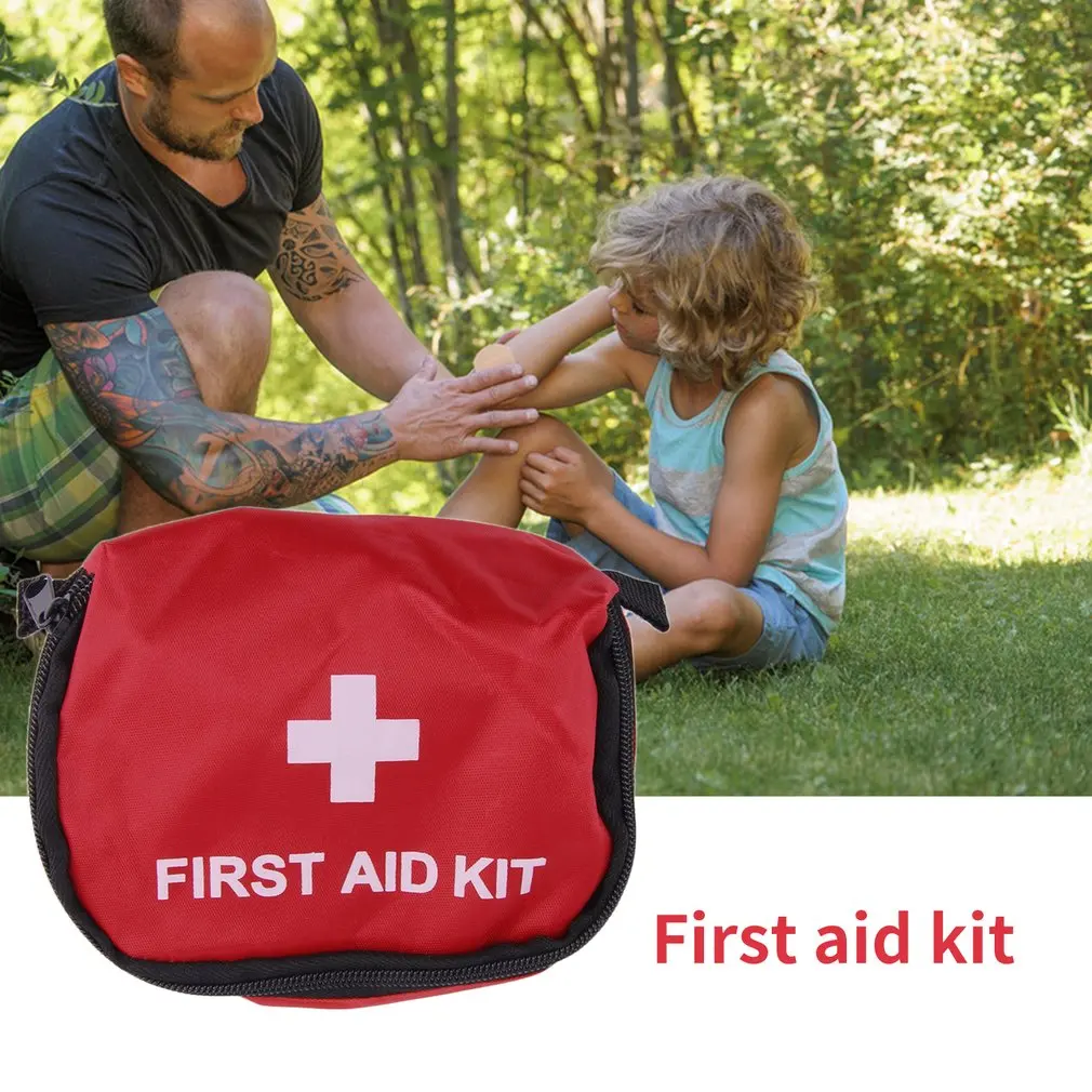 

First Aid Kit 0.7L Red PVC Outdoors Camping Emergency Survival Empty Bag Bandage Drug Waterproof Storage Bag