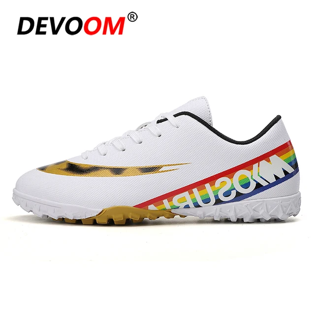 2020 Boys Soccer Shoes Men Breathable 