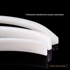 Однотонная силиконовая резиновая уплотнительная лента, термостойкая Квадратная 2 мм 2,5 мм 3 мм 4 мм 5 6 7 мм 8 мм 9 мм 10 мм 11 мм 12 мм 13 мм 14 мм 15 мм-24 мм
