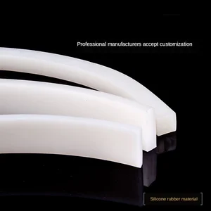 Однотонная силиконовая резиновая уплотнительная лента, термостойкая Квадратная 2 мм 2,5 мм 3 мм 4 мм 5 6 7 мм 8 мм 9 мм 10 мм 11 мм 12 мм 13 мм 14 мм 15 мм-24 мм