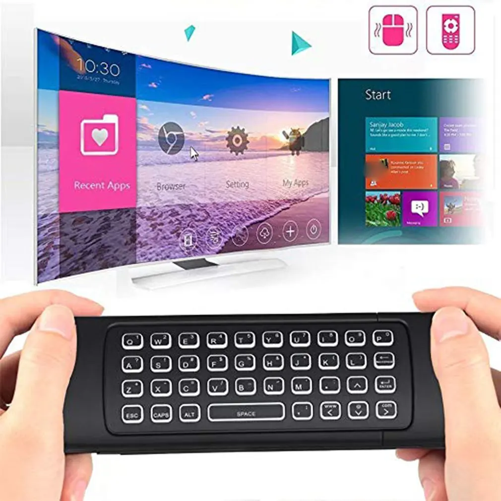 Mx3 Air mouse Голосовая версия с задней подсветкой Android умная Беспроводная воздушная мышь Пульт дистанционного управления T3 мышь и клавиатура