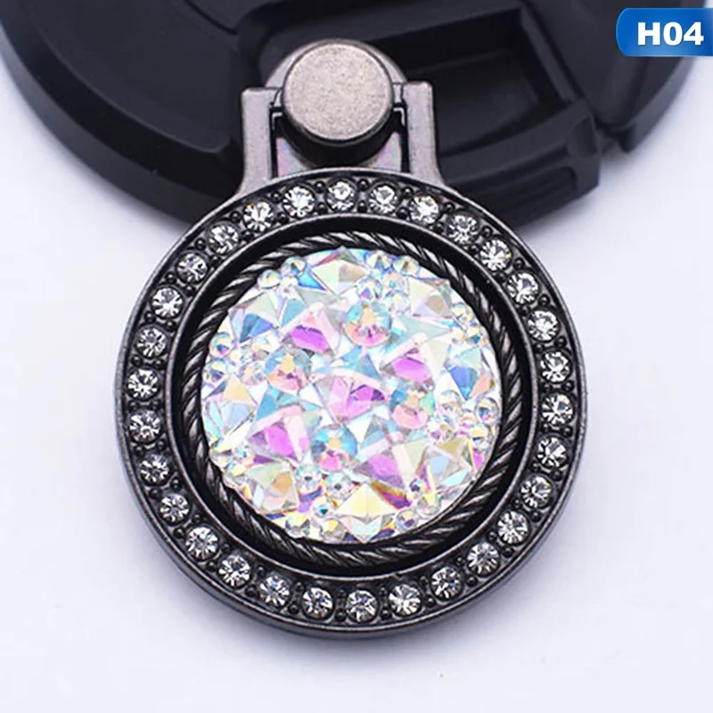 Роскошное блестящее металлическое кольцо-подставка для мобильного телефона с