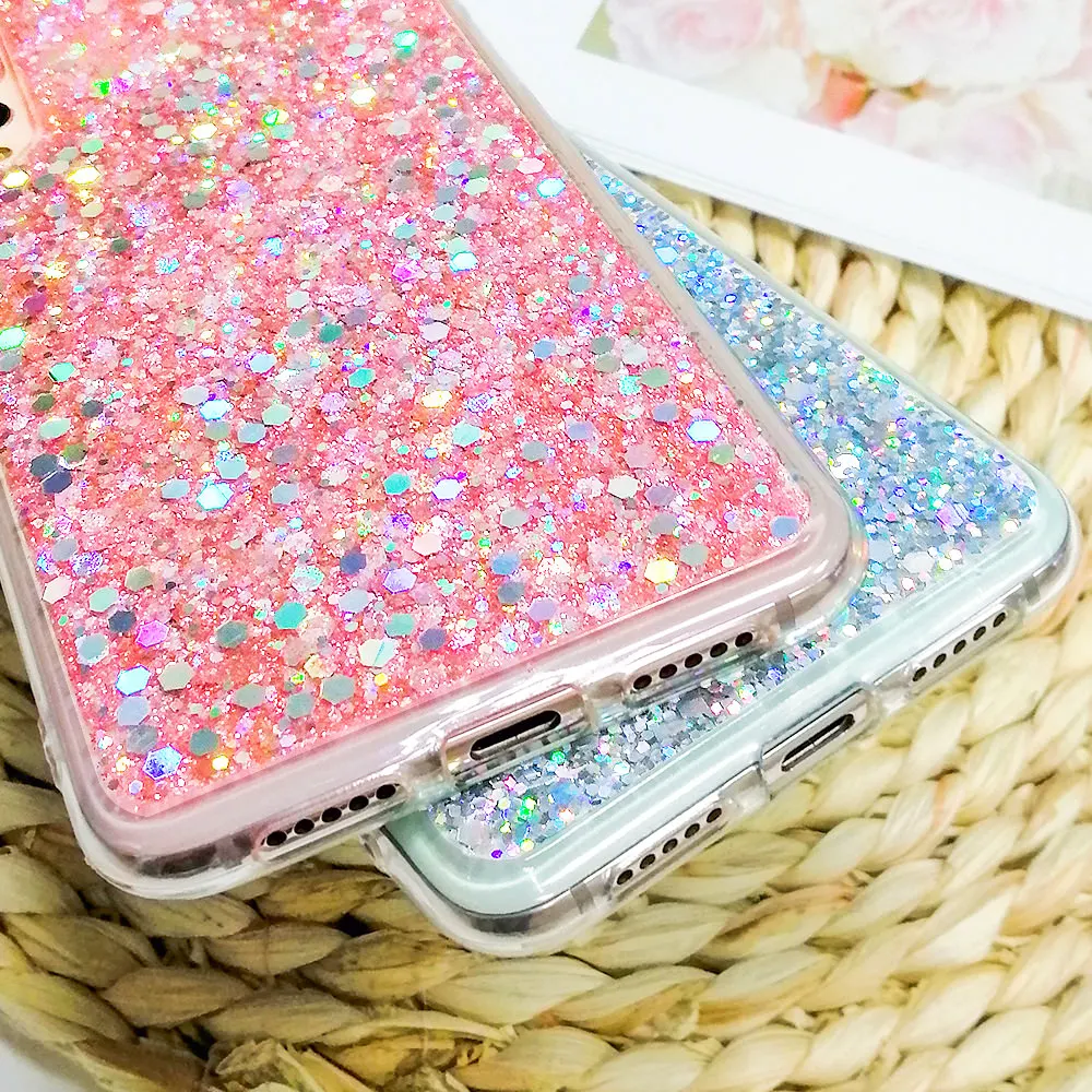 LAPOPNUT блестящий тонкий ударопрочный гибридный мягкий чехол для телефона Huawei P30 Pro