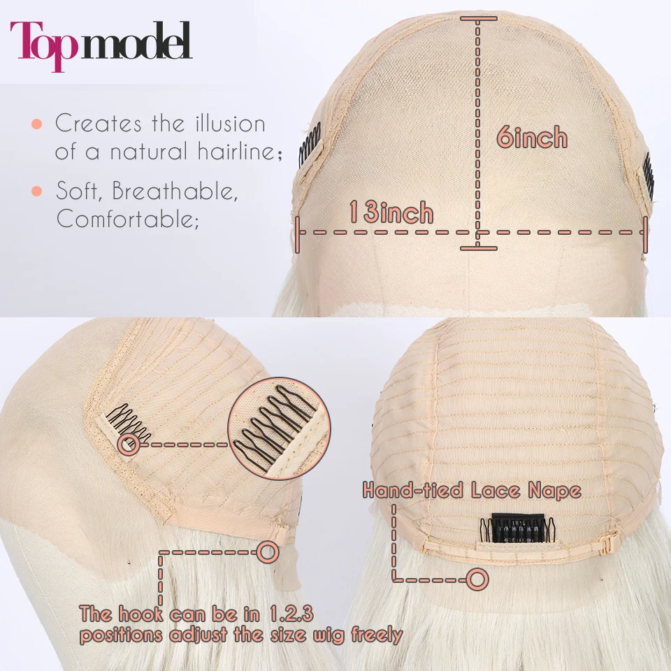 

TOPMODEL Cosplay 13x6 Synthetic Lace Front Wig Long 42 Inch Curly Wig Ombre Blonde Wig For Black Women Synthetic Lace Front Wig