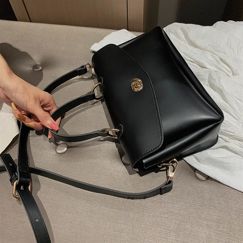 Vintage Leather Satchel Bag Famous Brand Designer Women Briefcase Tote Handbag Shoulder Bags Ladies Fashion Crossbody 2019 | Багаж и сумки