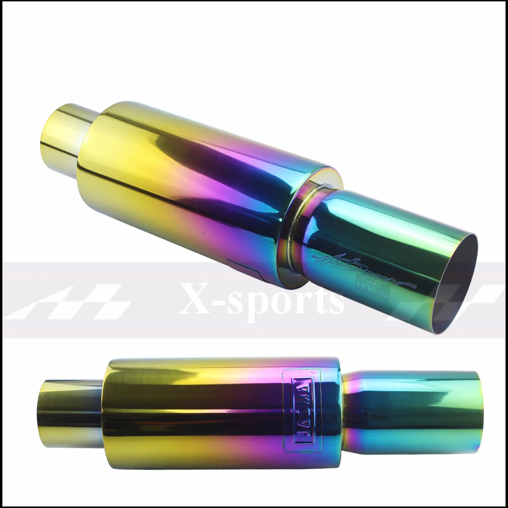 Продажа Насадка на выхлопную трубу, универсальная насадка на глушитель в гоночном стиле, из нержавеющей стали, 2/2,5/3 дюйма