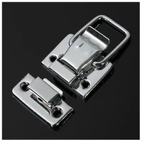2pcs silver fastener toggle latch catch chest case suitcase boxes chests trunk lock